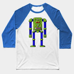 Pixel Robot 038 Baseball T-Shirt